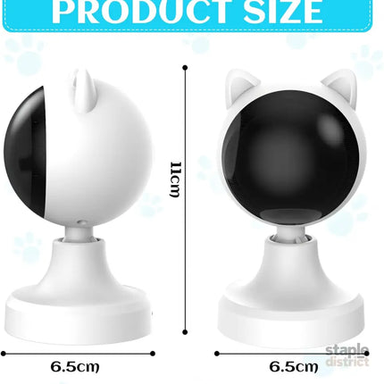 CARLA HOME Interactive Laser Toy for Cats with Adjustable Angle, USB Rechargeable & 2 Speed Modes-2050057508759932936
