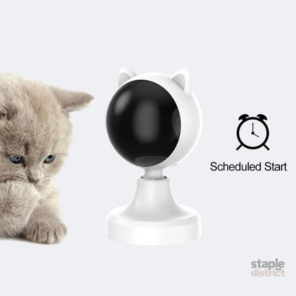 CARLA HOME Interactive Laser Toy for Cats with Adjustable Angle, USB Rechargeable & 2 Speed Modes-2050057508759932932