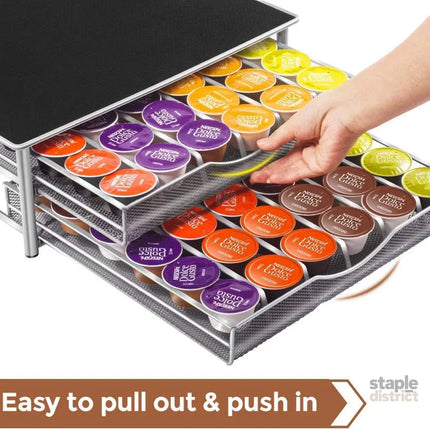 CARLA HOME K-Cup Coffee Pod Drawer for 72 Coffee Pods Storage for Home Kitchen Counter Organizer - Appliances > Kitchen
