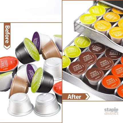 CARLA HOME K-Cup Coffee Pod Drawer for 72 Coffee Pods Storage for Home Kitchen Counter Organizer - Appliances > Kitchen