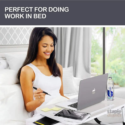 CARLA HOME Laptop Bed Desk with Storage and foldable legs for Adults, Kids & Home Office-2042061542333222913