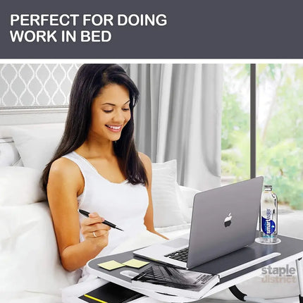 CARLA HOME Laptop Bed Desk with Storage and foldable legs for Adults, Kids & Home Office-2042061547840344065