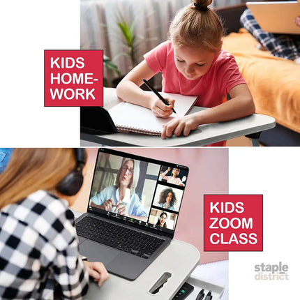 CARLA HOME Laptop Bed Desk with Storage and foldable legs for Adults, Kids & Home Office-2042061542333222914