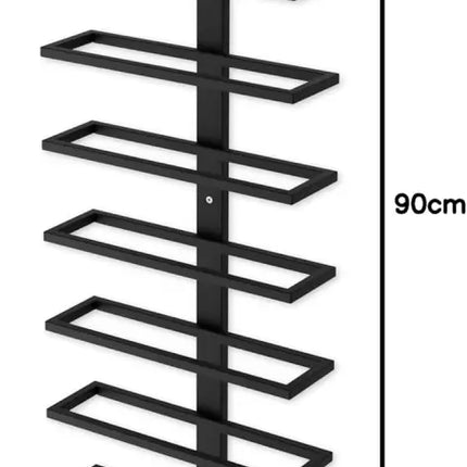 CARLA HOME Metal Wall Mount Wine Rack for Wine Bottles, Liquor, Champagne (Holds 10 Bottles)-2042061562142920712