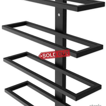 CARLA HOME Metal Wall Mount Wine Rack for Wine Bottles, Liquor, Champagne (Holds 10 Bottles)-2042061562142920710