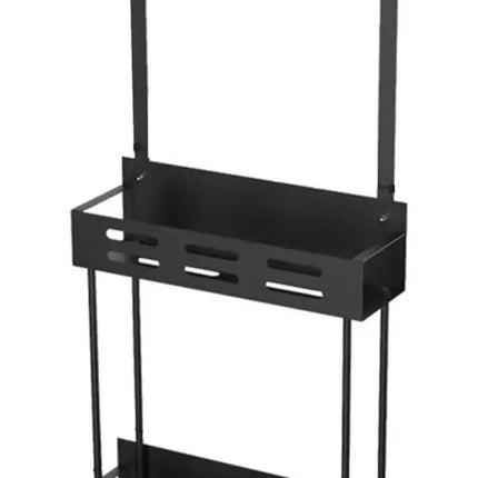 CARLA HOME Over the Door 2-tier Shower Caddy Organizer Shelf with Hooks for Bathroom-2042061549211881479