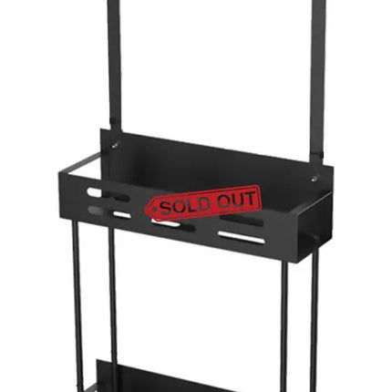 CARLA HOME Over the Door 2-tier Shower Caddy Organizer Shelf with Hooks for Bathroom-2042061549211881479