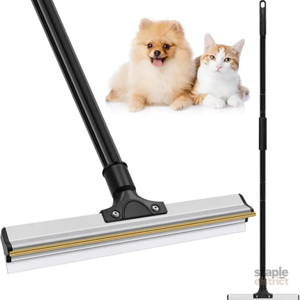 CARLA HOME Pet Hair Remover Broom with Long Handle, Reusable Fur & Lint Remover for Dog & Cat Hair-2050057508143370240