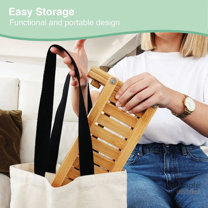CARLA HOME Portable Bamboo Baby Bottle Drying Rack-2042061545344733191