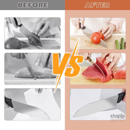 CARLA HOME Rolling Knife Sharpener Kit with 5 Magnetic Angles (12°/15°/17°/19°/22°) for Chef & Home Kitchen Use-2050057507501641733