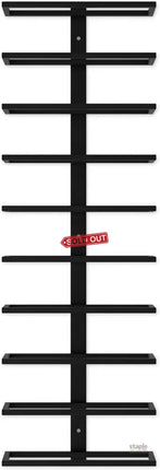 CARLA HOME Set 2 Pcs Metal Wall Mount Wine Rack for Wine Bottles, Liquor, Champagne (Holds 10 Bottles)-2042061568388239365