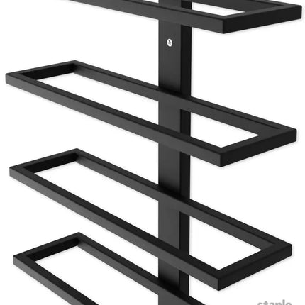 CARLA HOME Set 2 Pcs Metal Wall Mount Wine Rack for Wine Bottles, Liquor, Champagne (Holds 10 Bottles)-2042061568388239366