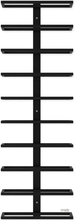 CARLA HOME Set 2 Pcs Metal Wall Mount Wine Rack for Wine Bottles, Liquor, Champagne (Holds 10 Bottles)-2042061568388239365