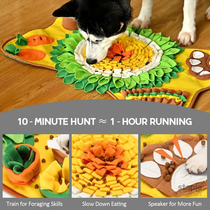 CARLA HOME Snuffle Interactive Feeding Mat Toy for Dogs & Pets-2050057508298559489