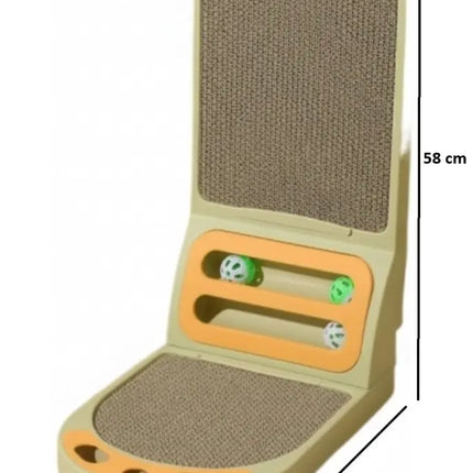 CARLA HOME Vertical Cat Scratching Board with Durable Cardboard for Indoor Cats-2050057515714088966