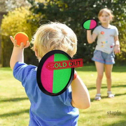 Catch Ball set outdoor toys Stick Ball Set - Round - Baby & Kids > Baby & Kid’s Toys > Outdoor Play Equipment