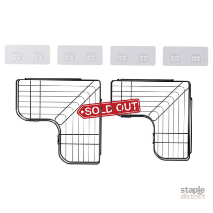Cefito 2 Packs Bathroom Shelf Corner Storage Rack - Furniture > Bathroom > Bathroom Cabinets Cupboards & Storage