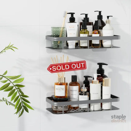 Cefito 2 Packs Bathroom Shelf Storage Rack - Furniture > Bathroom > Bathroom Cabinets Cupboards & Storage
