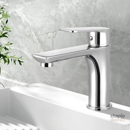 Cefito Bathroom Basin Mixer Tap Brass Faucet Vanity Laundry Sink Chrome - Home & Garden > Bathroom Accessories > Shower