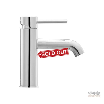 Cefito Bathroom Basin Mixer Tap Round Brass Faucet Vanity Laundry Chrome - Furniture > Bathroom > Tap & Sink Accessories