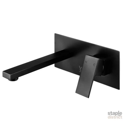 Cefito Bathroom Basin Mixer Tap Separate Faucet Vanity Laundry Black - Furniture > Bathroom > Tap & Sink Accessories