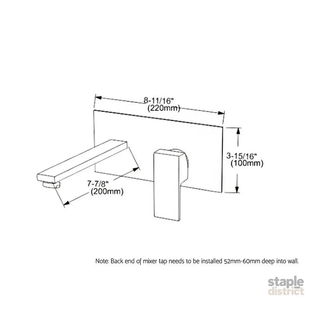 Cefito Bathroom Basin Mixer Tap Separate Faucet Vanity Laundry Chrome - Furniture > Bathroom > Tap & Sink Accessories
