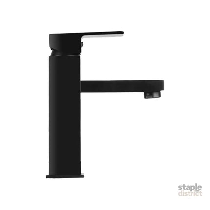 Cefito Bathroom Basin Mixer Tap Square Faucet Vanity Laundry Black - Furniture > Bathroom > Tap & Sink Accessories