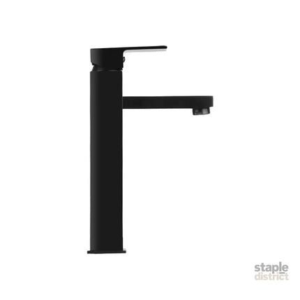 Cefito Bathroom Basin Mixer Tap Square Tall Faucet Vanity Laundry Black - Furniture > Bathroom > Tap & Sink Accessories