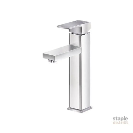 Cefito Bathroom Basin Mixer Tap Square Tall Faucet Vanity Laundry Chrome - Furniture > Bathroom > Tap & Sink Accessories