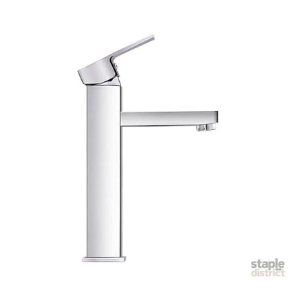 Cefito Bathroom Basin Mixer Tap Square Tall Faucet Vanity Laundry Chrome - Furniture > Bathroom > Tap & Sink Accessories