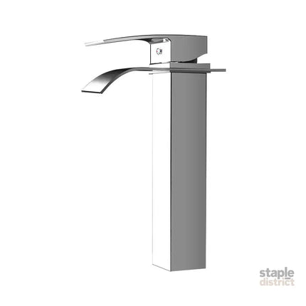 Cefito Bathroom Basin Mixer Tap Thin Tall Faucet Vanity Laundry Black - Home & Garden > Bathroom Accessories > Shower