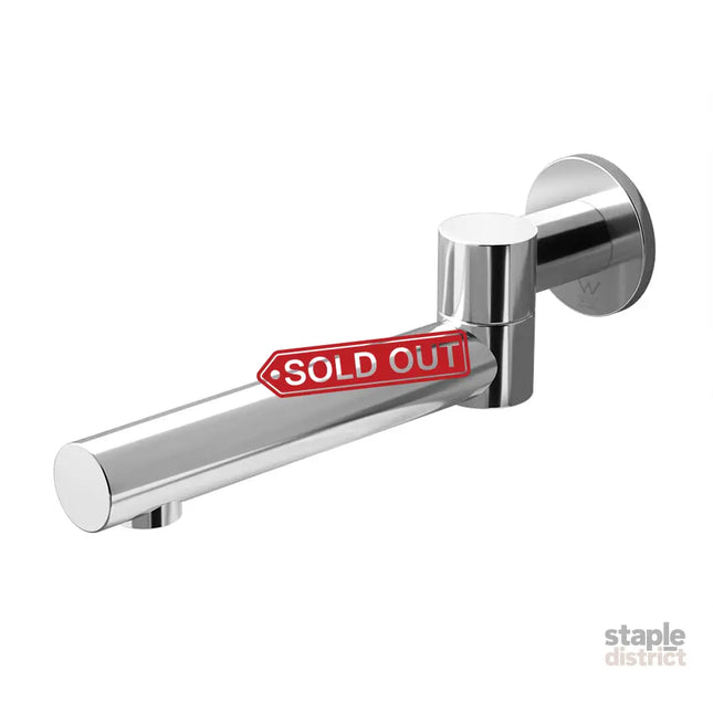 Cefito Bathroom Mixer Spout Wall Bath Tap Round Swivel Bathtub Chrome - Furniture > Bathroom > Tap & Sink Accessories