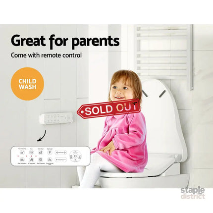 Cefito Bidet Electric Toilet Seat Cover Remote Control - Home & Garden > Bathroom Accessories > Toilet & Bidet