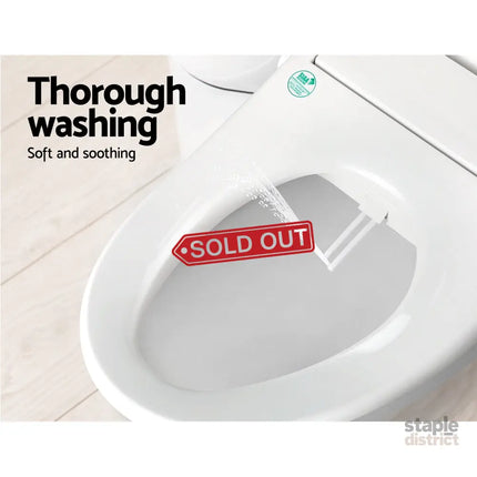 Cefito Electric Bidet Toilet Seat Cover Auto Smart Water Wash Dryer Night Light - Home & Garden > Bathroom Accessories