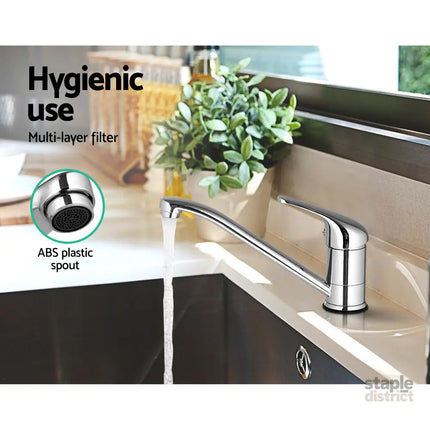 Cefito Kitchen Mixer Tap Mixer Long Spout Sink Faucet Basin Laundry Chrome - Furniture > Bathroom > Tap & Sink