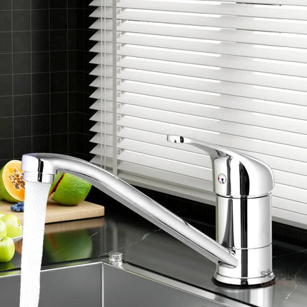 Cefito Kitchen Mixer Tap Mixer Long Spout Sink Faucet Basin Laundry Chrome - Furniture > Bathroom > Tap & Sink