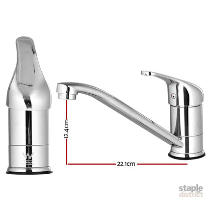 Cefito Kitchen Mixer Tap Mixer Long Spout Sink Faucet Basin Laundry Chrome - Furniture > Bathroom > Tap & Sink