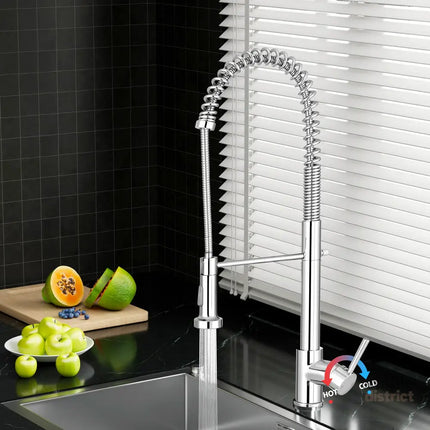 Cefito Kitchen Mixer Tap Pull Down 2 Modes Sink Faucet Basin Laundry Chrome - Furniture > Bathroom > Tap & Sink