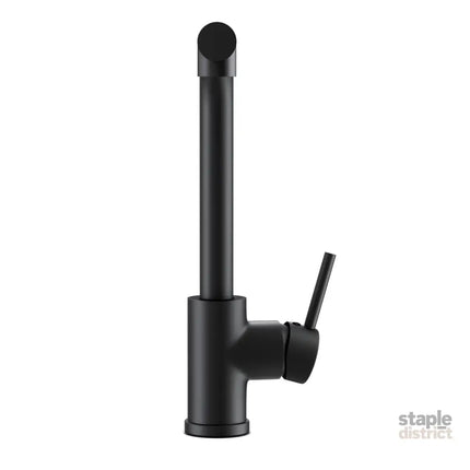 Cefito Kitchen Mixer Tap Pull Out Round 2 Mode Sink Basin Faucet Swivel WELS Black - Furniture > Bathroom > Tap & Sink