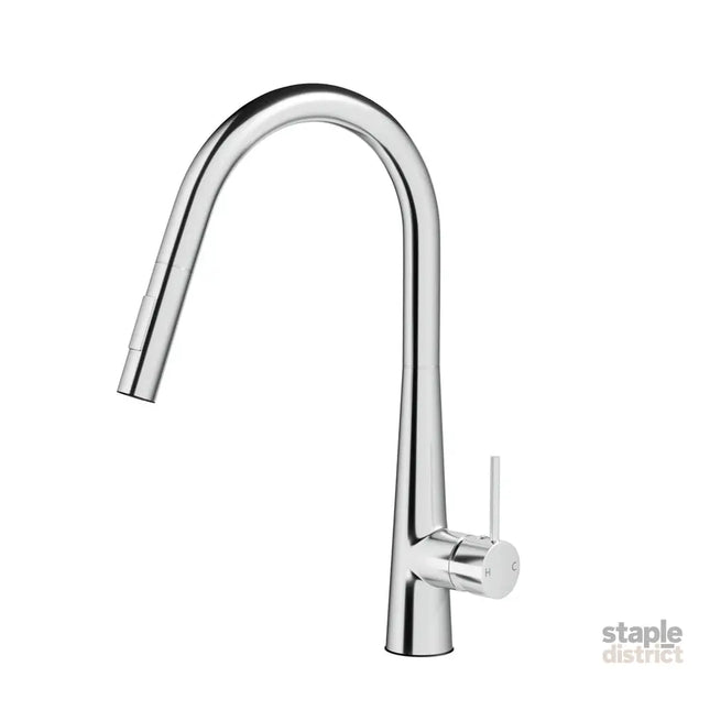 Cefito Kitchen Mixer Tap Pull Out Round 2 Mode Sink Basin Faucet Swivel WELS Chrome - Furniture > Bathroom > Tap & Sink