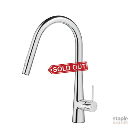 Cefito Kitchen Mixer Tap Pull Out Round 2 Mode Sink Basin Faucet Swivel WELS Chrome - Furniture > Bathroom > Tap & Sink
