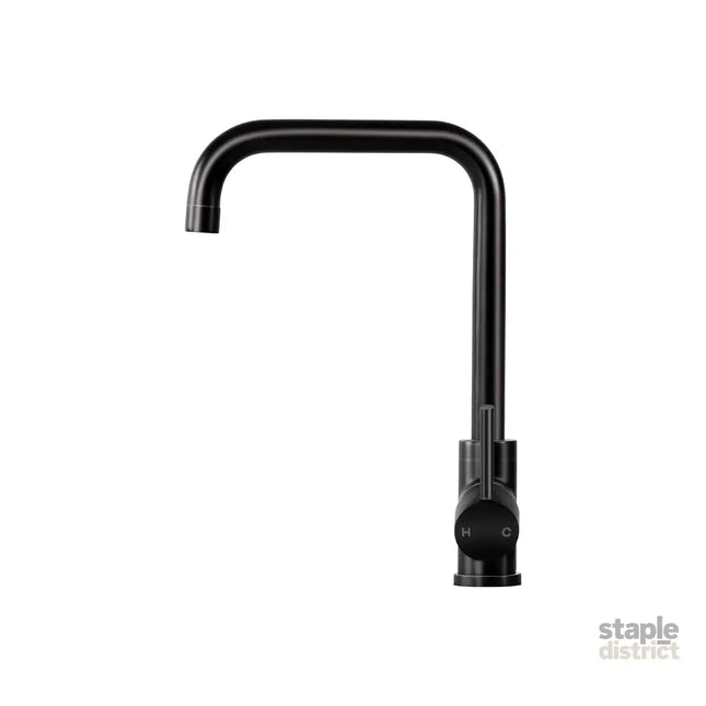Cefito Kitchen Mixer Tap Mixer Rectangle Sink Faucet Basin Laundry Black - Furniture > Bathroom > Tap & Sink Accessories