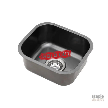 Cefito Kitchen Sink 30X36CM Stainless Steel Nano Basin Single Bowl Black - Furniture > Dining > Kitchen Sinks