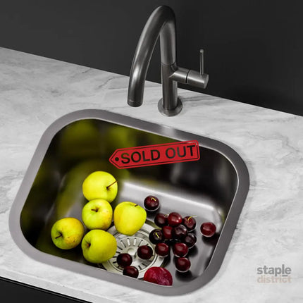 Cefito Kitchen Sink 30X36CM Stainless Steel Nano Basin Single Bowl Black - Furniture > Dining > Kitchen Sinks