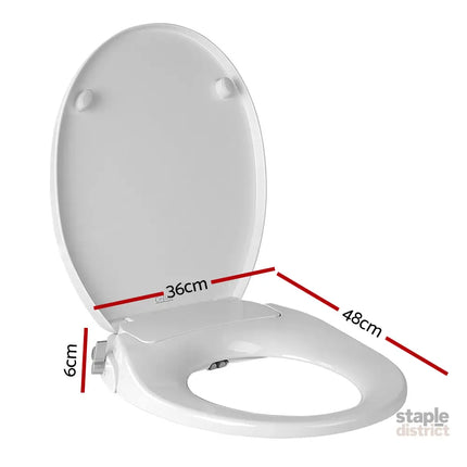 Cefito Non Electric Bidet Toilet Seat Cover Auto Water Spray Wash Knob Control - Home & Garden > Bathroom Accessories >