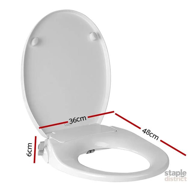 Cefito Non Electric Bidet Toilet Seat Cover Auto Water Spray Wash Knob Control - Home & Garden > Bathroom Accessories >