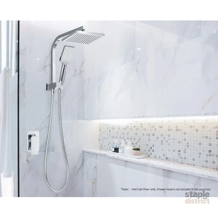 Cefito Shower Mixer Tap Wall Bath Taps Brass Hot Cold Basin Bathroom Chrome - Home & Garden > Bathroom Accessories >