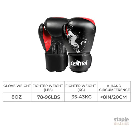 Centra Boxing Gloves PU Leather MMA Training Mitts Fight Punch Bag Sparring 8OZ-2006732825134501890