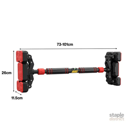 Centra Doorway Pull Up Bar 73-101cm Adjustable Push Up Bar Exercise Home Gym-2050056790372126722