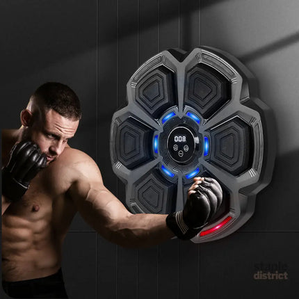 Centra Electronic Punching Box Music Machine Wall Mounted Bluetooth 9 Speeds-2029387247261978631